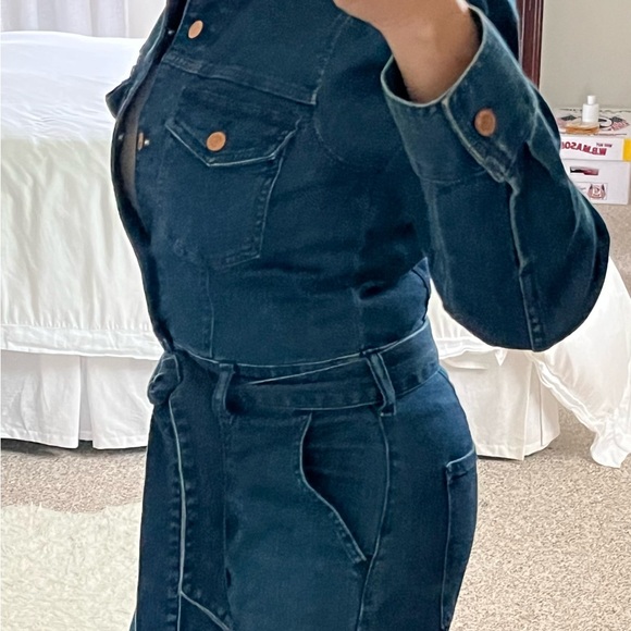 GAP Blue Denim Jumpsuit - Picture 5 of 7